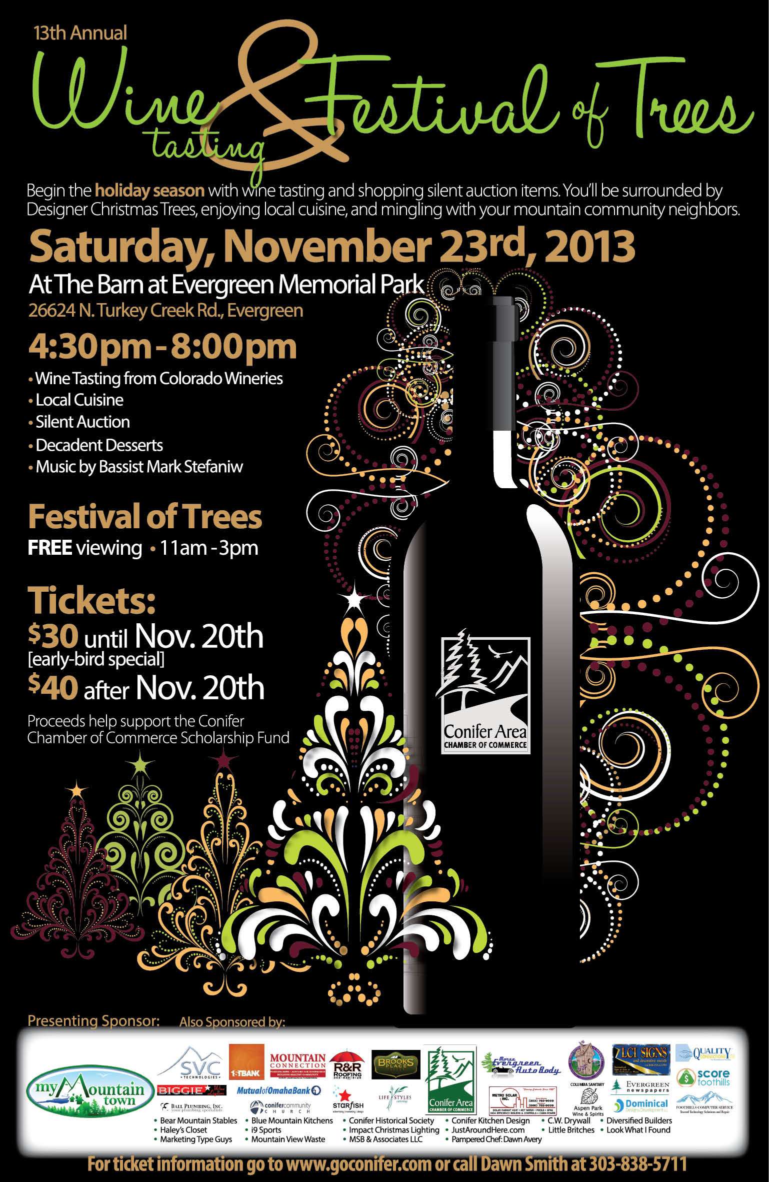 Holiday Wine Tasting Festival of Trees